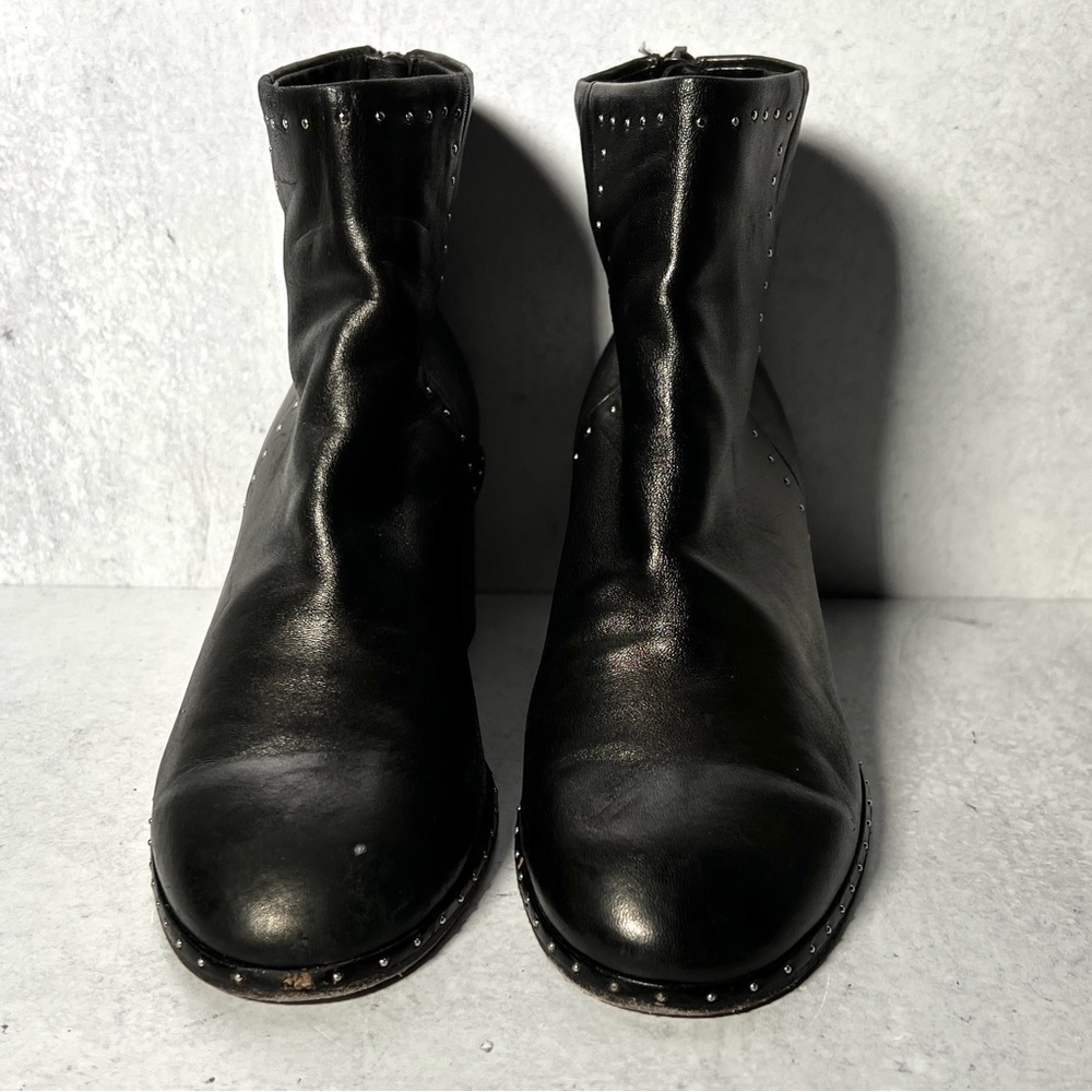 Rag & Bone leather booties with stud detail